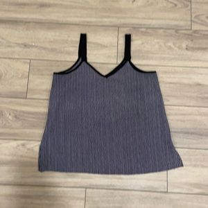 Striped Black and White Tank Top